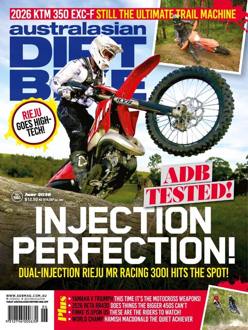 Cover image for Australasian Dirt Bike Magazine